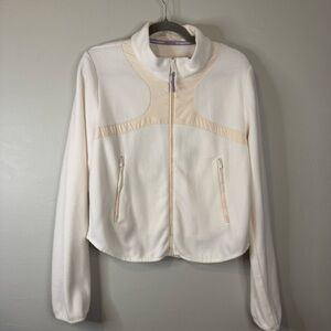 Free People Movement In The Zone Fleece Zip Up Jacket Size Large